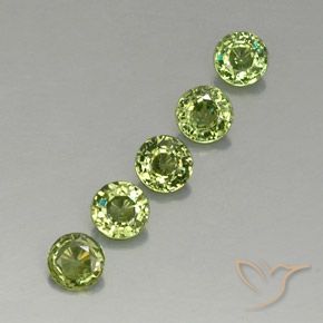 Shop natural 1.59ct ウォームグリーン デマントイドガーネット gems, ラウンド, from ナミビア at GemSelect. In stock, global shipping!
