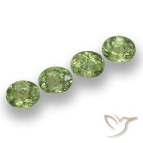 Shop natural 1.48ct フォレストグリーン デマントイドガーネット gems, 楕円形, from ナミビア at GemSelect. In stock, global shipping!