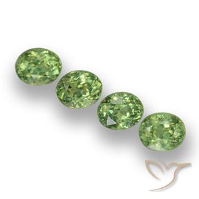 Shop natural 1.57ct ウォームグリーン デマントイドガーネット gems, 楕円形, from ナミビア at GemSelect. In stock, global shipping!