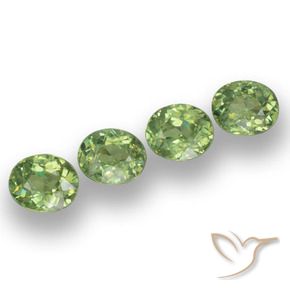 Shop natural 1.78ct ウォームグリーン デマントイドガーネット gems, 楕円形, from ナミビア at GemSelect. In stock, global shipping!