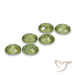 Shop natural 1.73ct オリーブグリーン デマントイドガーネット gems, 楕円形, from ナミビア at GemSelect. In stock, global shipping!
