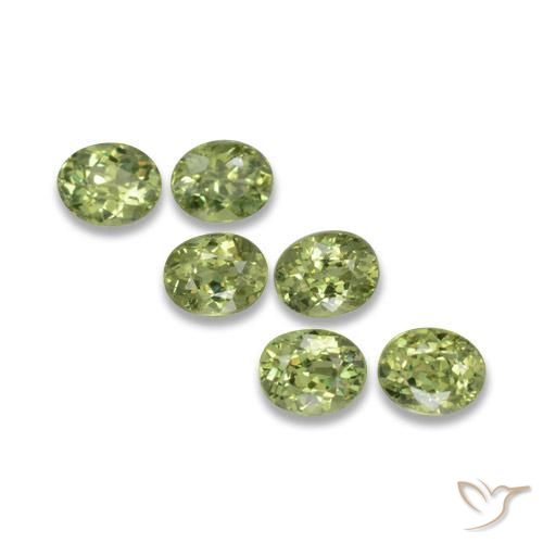 Shop natural 2.06ct オリーブグリーン デマントイドガーネット gems, 楕円形, from ナミビア at GemSelect. In stock, global shipping!