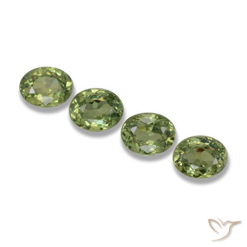 Shop natural 1.23ct フォレストグリーン デマントイドガーネット gems, 楕円形, from ナミビア at GemSelect. In stock, global shipping!