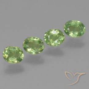 Shop natural 1.24ct ミディアムグリーン デマントイドガーネット gems, 楕円形, from ナミビア at GemSelect. In stock, global shipping!