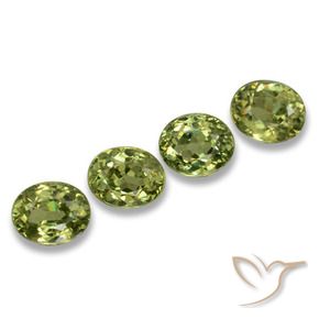 Shop natural 1.30ct ミディアムグリーン デマントイドガーネット gems, 楕円形, from ナミビア at GemSelect. In stock, global shipping!