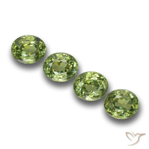 Shop natural 1.37ct ウォームグリーン デマントイドガーネット gems, 楕円形, from ナミビア at GemSelect. In stock, global shipping!