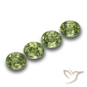 Shop natural 1.37ct ウォームグリーン デマントイドガーネット gems, 楕円形, from ナミビア at GemSelect. In stock, global shipping!