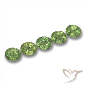 Shop natural 1.85ct ミディアムグリーン デマントイドガーネット gems, 楕円形, from ナミビア at GemSelect. In stock, global shipping!
