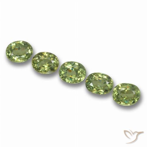 Shop natural 1.91ct 薄いフォレストグリーン デマントイドガーネット gems, 楕円形, from ナミビア at GemSelect. In stock, global shipping!