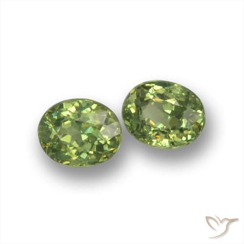 Shop natural 0.80ct ミディアムグリーン デマントイドガーネット gems, 楕円形, from ナミビア at GemSelect. In stock, global shipping!