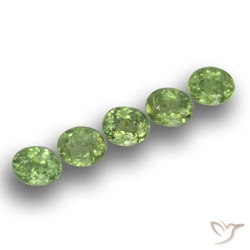 Shop natural 1.73ct フォレストグリーン デマントイドガーネット gems, 楕円形, from ナミビア at GemSelect. In stock, global shipping!