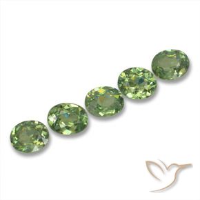 Shop natural 2.04ct フォレストグリーン デマントイドガーネット gems, 楕円形, from ナミビア at GemSelect. In stock, global shipping!
