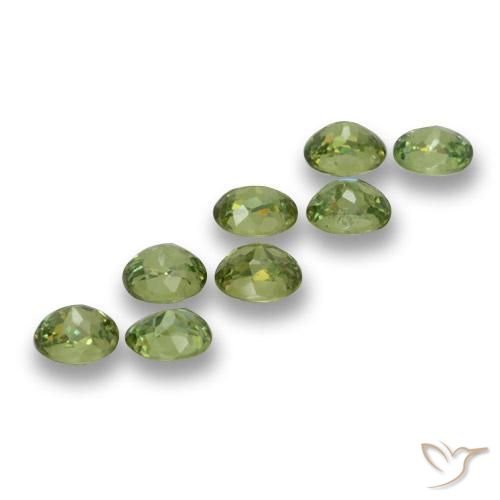 Shop natural 2.60ct ウォームグリーン デマントイドガーネット gems, 楕円形, from ナミビア at GemSelect. In stock, global shipping!