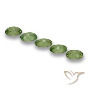 Shop natural 1.53ct ウォームグリーン デマントイドガーネット gems, 楕円形, from ナミビア at GemSelect. In stock, global shipping!