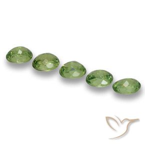 Shop natural 1.27ct ミディアムグリーン デマントイドガーネット gems, 楕円形, from ナミビア at GemSelect. In stock, global shipping!