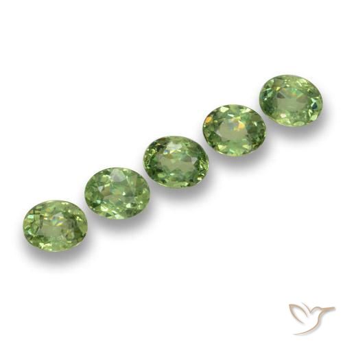 Shop natural 1.49ct ウォームグリーン デマントイドガーネット gems, 楕円形, from ナミビア at GemSelect. In stock, global shipping!