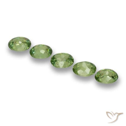 Shop natural 1.49ct ウォームグリーン デマントイドガーネット gems, 楕円形, from ナミビア at GemSelect. In stock, global shipping!