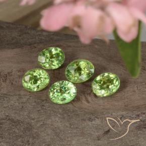 Shop natural 1.68ct ウォームグリーン デマントイドガーネット gems, 楕円形, from ナミビア at GemSelect. In stock, global shipping!