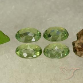 Shop natural 1.68ct イエローグリーン デマントイドガーネット gems, 楕円形, from ナミビア at GemSelect. In stock, global shipping!