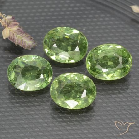 Shop natural 1.67ct ミディアムグリーン デマントイドガーネット gems, 楕円形, from ナミビア at GemSelect. In stock, global shipping!