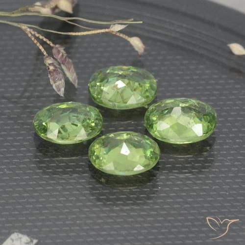 Shop natural 1.67ct ミディアムグリーン デマントイドガーネット gems, 楕円形, from ナミビア at GemSelect. In stock, global shipping!