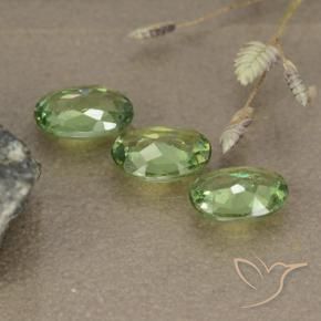 Shop natural 1.40ct ライトグリーン デマントイドガーネット gems, 楕円形, from ナミビア at GemSelect. In stock, global shipping!