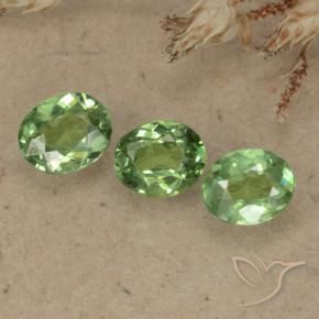Shop natural 1.00ct 薄いフォレストグリーン デマントイドガーネット gems, 楕円形, from ナミビア at GemSelect. In stock, global shipping!