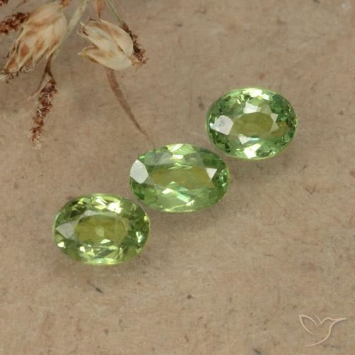 Shop natural 0.71ct ウォームグリーン デマントイドガーネット gems, 楕円形, from ナミビア at GemSelect. In stock, global shipping!