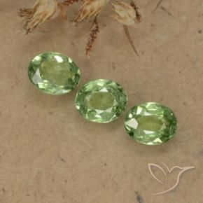 Shop natural 1.02ct ライムグリーン デマントイドガーネット gems, 楕円形, from ナミビア at GemSelect. In stock, global shipping!