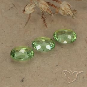 Shop natural 1.02ct ライムグリーン デマントイドガーネット gems, 楕円形, from ナミビア at GemSelect. In stock, global shipping!