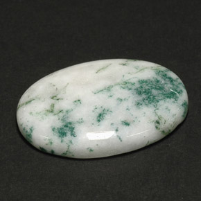 17.11カラットの天然マルチカラーデンドリティックアゲート（18.1×25.1 mm・オーバルカット）