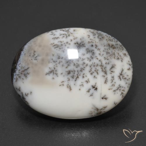 9.34ct 天然 マルチカラー 樹状瑪瑙, 楕円形, オペーク