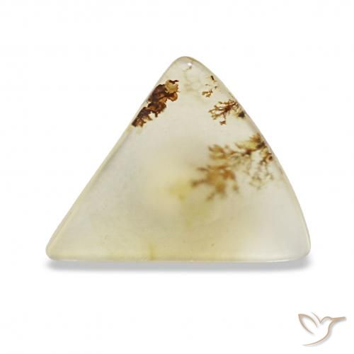 2.11ct マルチカラー 樹状瑪瑙, トリリオン, 透明