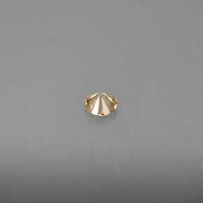 0.14カラットの天然シャンパンダイヤモンド（3.32 mm・ラウンドカット）