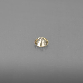 0.16カラットの天然シャンパンダイヤモンド（3.38 mm・ラウンドカット）
