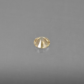0.17カラットの天然シャンパンダイヤモンド（3.49 mm・ラウンドカット）