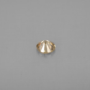 0.20カラットの天然シャンパンダイヤモンド（3.80 mm・ラウンドカット）