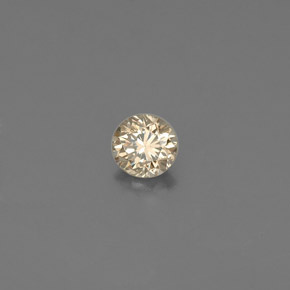 0.12カラットの天然ファンシーコニャックダイヤモンド（3.10 mm・ラウンドカット）