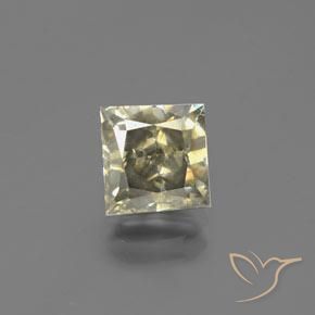 2.09ct 天然 コニャック ダイヤモンド, 四角形, SI