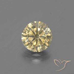 1.70ct 天然 コニャック ダイヤモンド, ラウンド, SI
