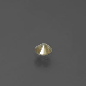 0.17カラットの天然シャンパンダイヤモンド、ラウンドカット、SI