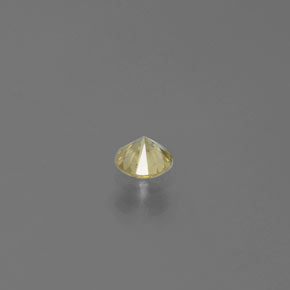 0.16カラットの天然シャンパンダイヤモンド（3.42 mm・ラウンドカット）