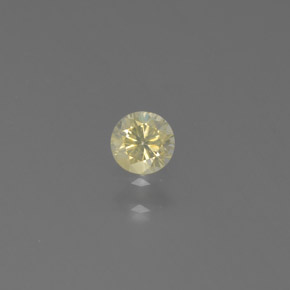 0.14カラットの天然シャンパンダイヤモンド（3.28 mm・ラウンドカット）