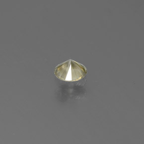0.13カラットの天然シャンパンダイヤモンド、ラウンドカット、SI