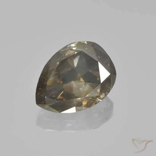 1.81ct 天然 濃いコニャック ダイヤモンド, 洋梨の形, VS