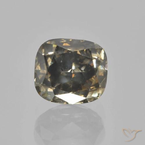 1.64ct 天然 濃いコニャック ダイヤモンド, クッション, VS-SI