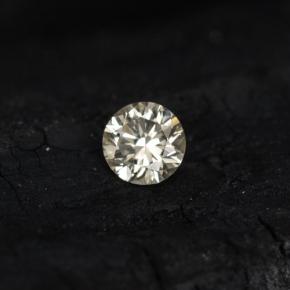 0.08カラットの天然無色ダイヤモンド（2.79 mm・ラウンドカット）