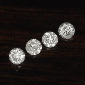 カラットの天然ホワイトダイヤモンド（1.81 mm・ラウンドカット）
