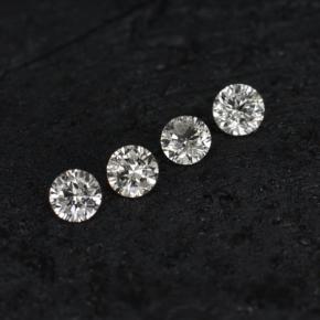 0.09カラットの天然ホワイトダイヤモンド（1.84 mm・ラウンドカット）
