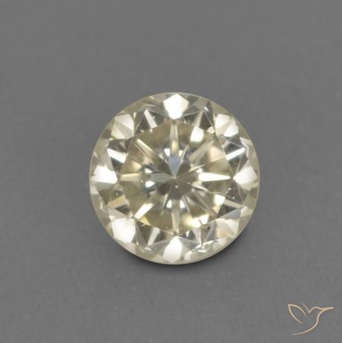 0.14ct 天然 シャンパン ダイヤモンド, ラウンド, VVS-VS